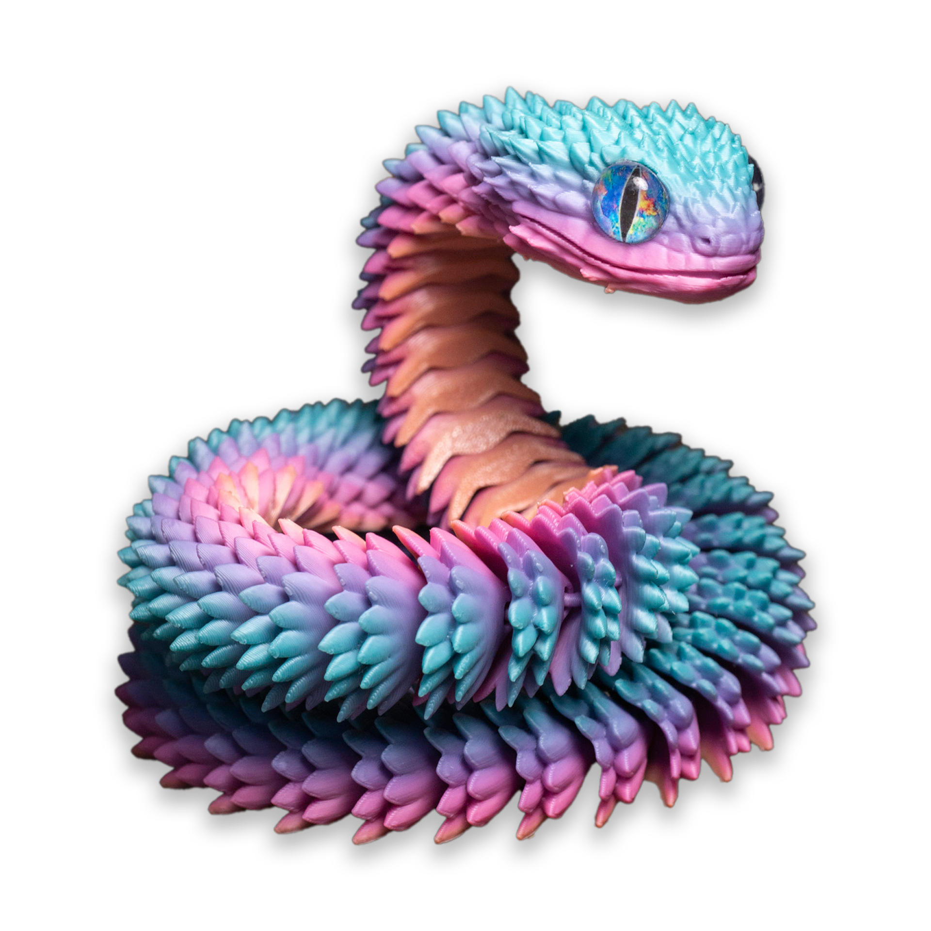Party Games New Year - 2026 New 3D Printed Snake Realistic