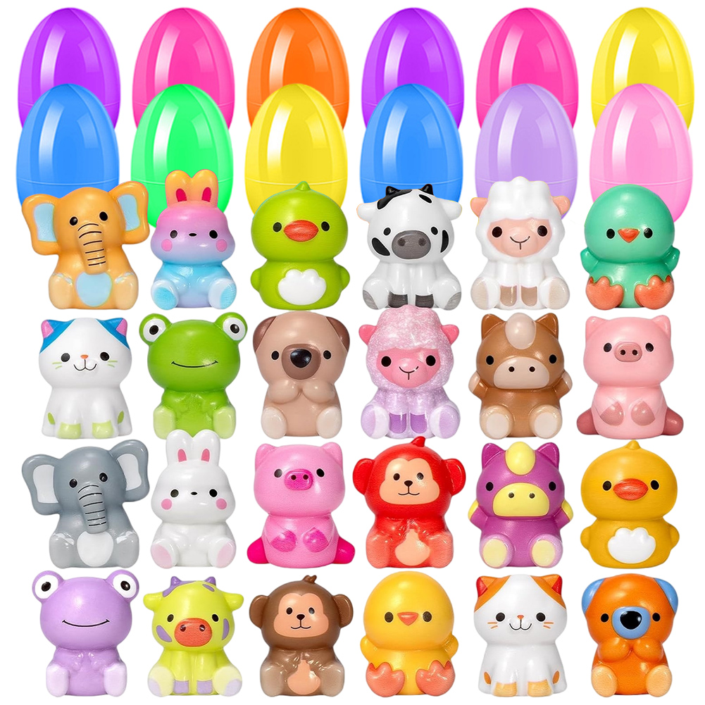 Party Games Easter For Kids - 12/24/48 Pack Kids Easter Egg Hunt