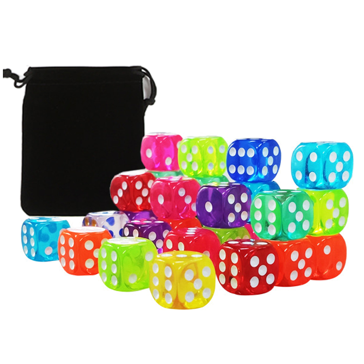 Party Games Indoor - 10pcs 14mm Round Corner Game Dice