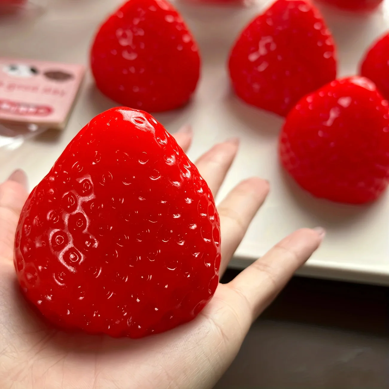 Party Games Gifts - Strawberry Taba Squishy Fidget Toy -