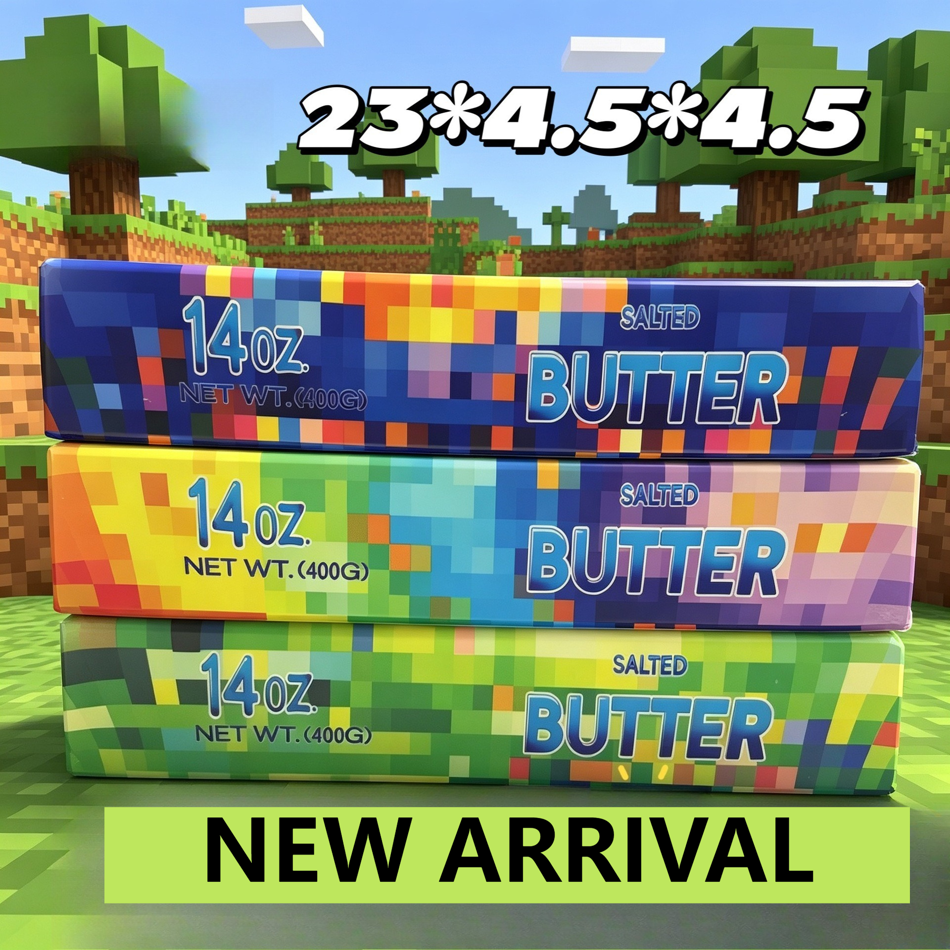 Party Games Gifts - 23cm/9.05in Giant Squishy Butter Stick Slow