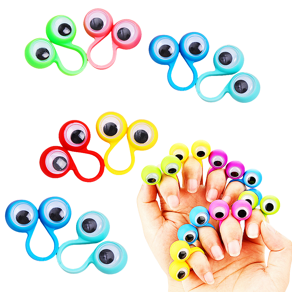 Party Games Easter For Kids - 10/30/50pcs Finger Puppets Plastic Rings with