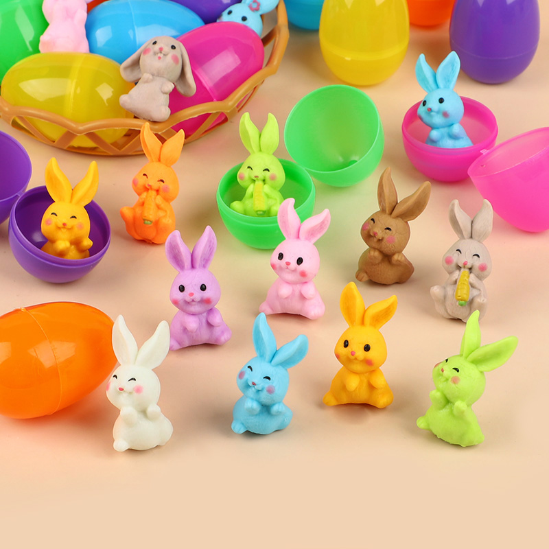24Pcs Easter Egg With Rabbit F - Party Games Easter For Kids recensione e prezzo