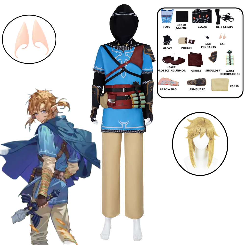 Link Cosplay Costume Game Tear - Party Games For Adults And Kids recensione e prezzo