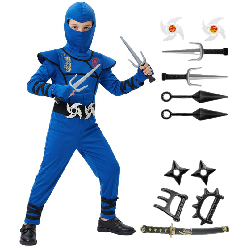 Black and Blue Ninja Costume f - Party Games Gifts recensione e prezzo