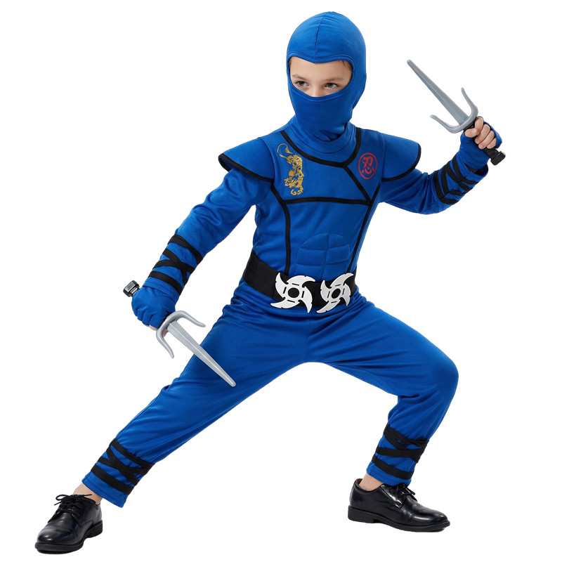 Black and Blue Ninja Costume f - Party Games Gifts recensione e prezzo