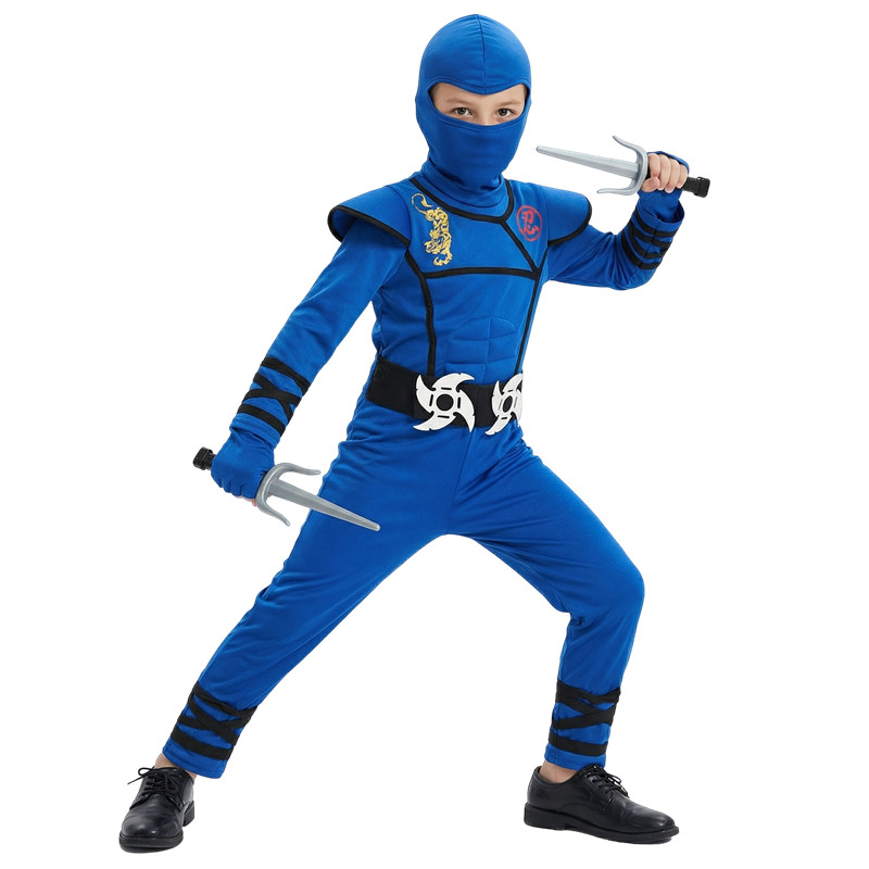 Black and Blue Ninja Costume f - Party Games Gifts recensione e prezzo