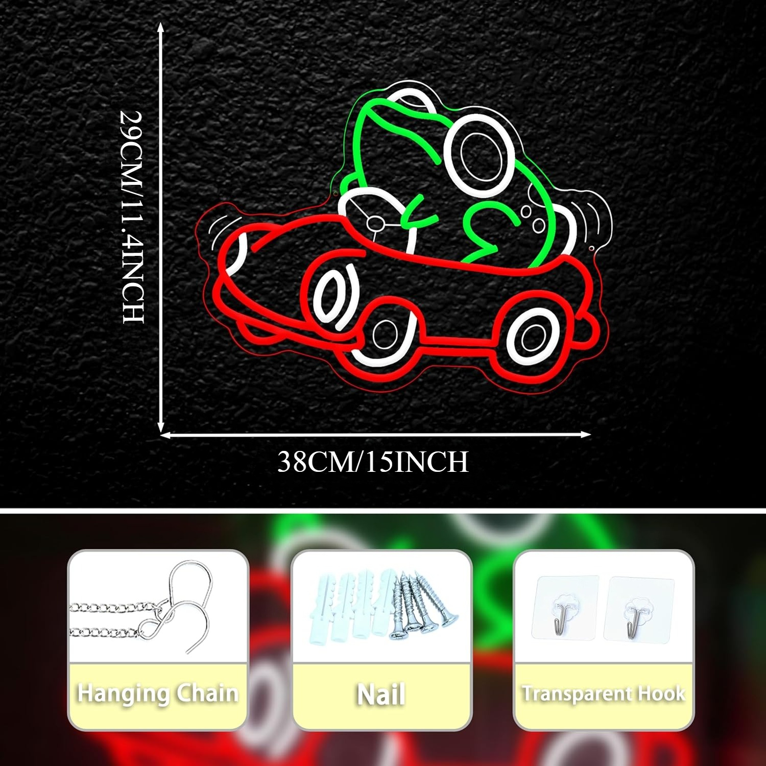 Frog Driving Car Neon Sign Art - Party Games Gifts recensione e prezzo