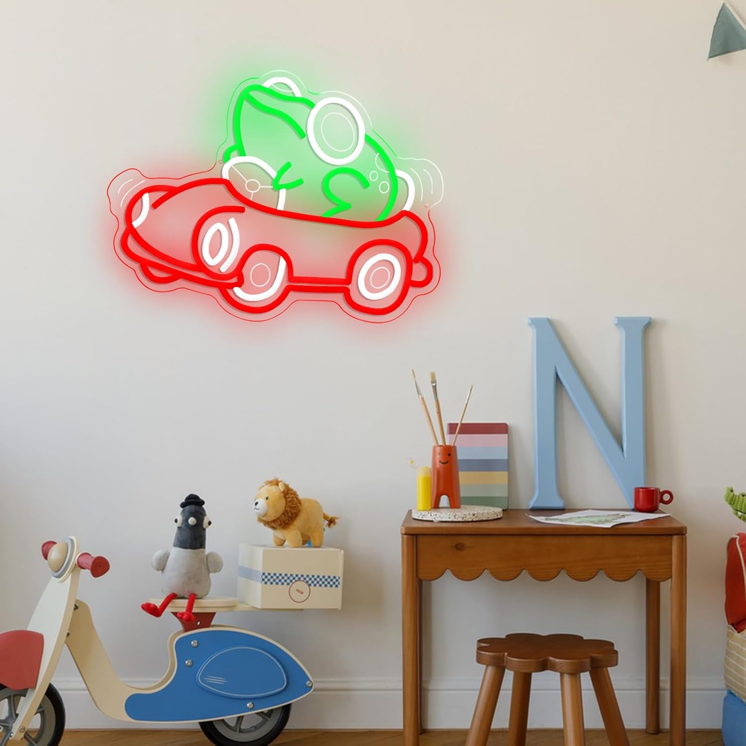 Frog Driving Car Neon Sign Art - Party Games Gifts recensione e prezzo