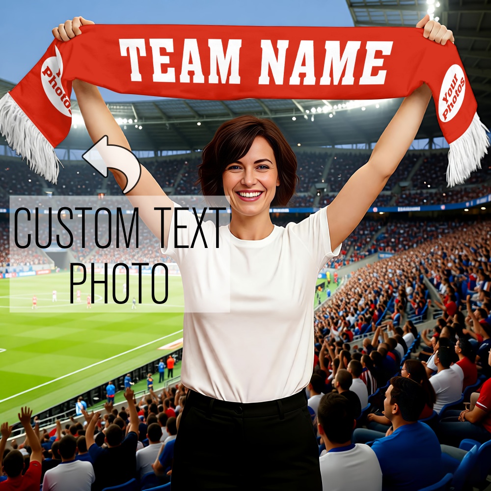 1pc Custom Team Fan Scarf - Pe - Party Games Gender Reveal recensione e prezzo