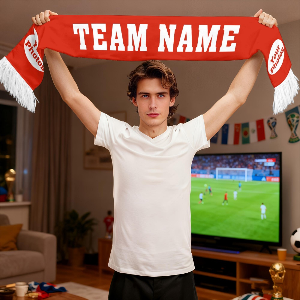 1pc Custom Team Fan Scarf - Pe - Party Games Gender Reveal recensione e prezzo