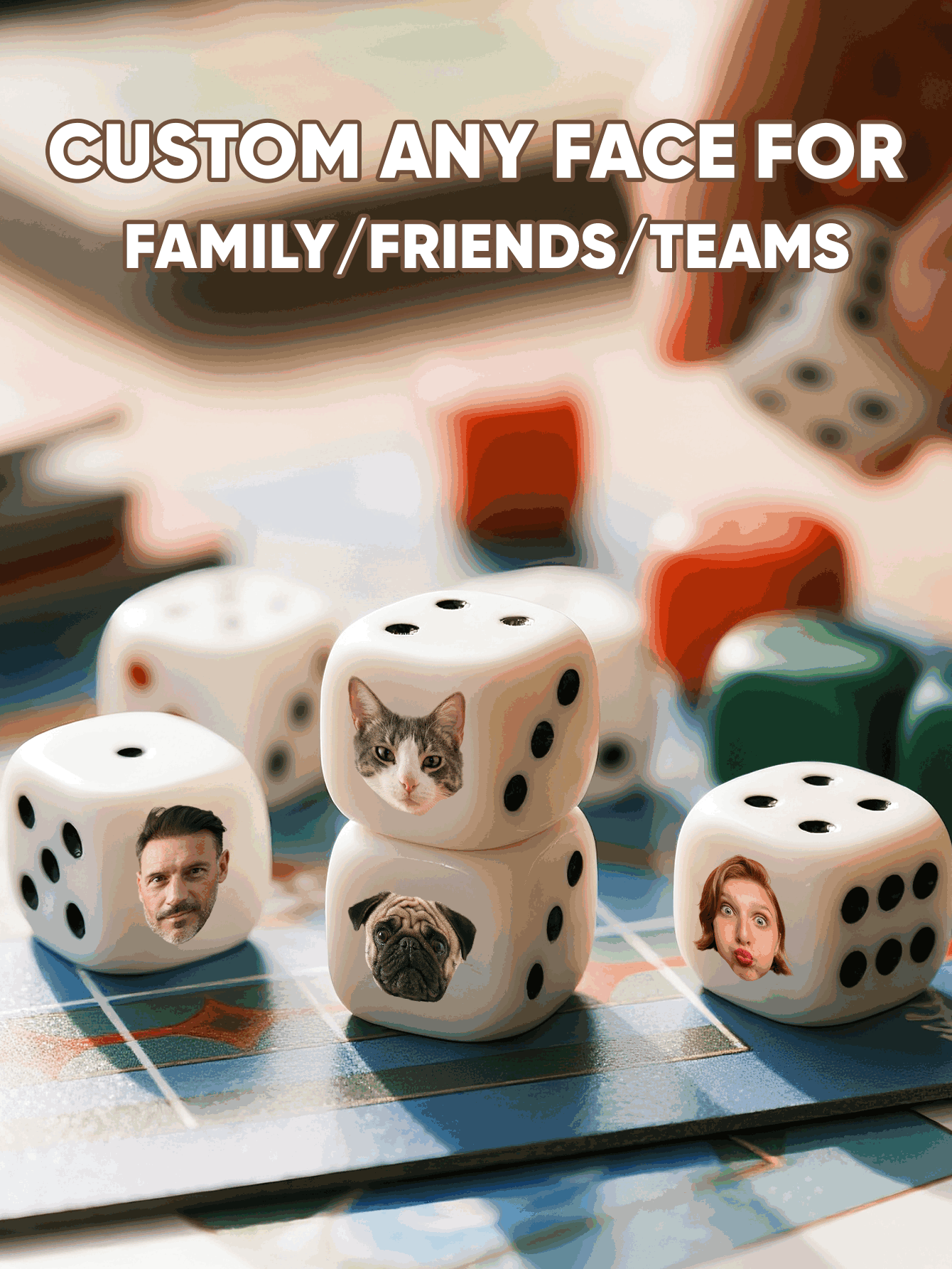 Custom Face Dice Personalized  - Party Games Gifts recensione e prezzo