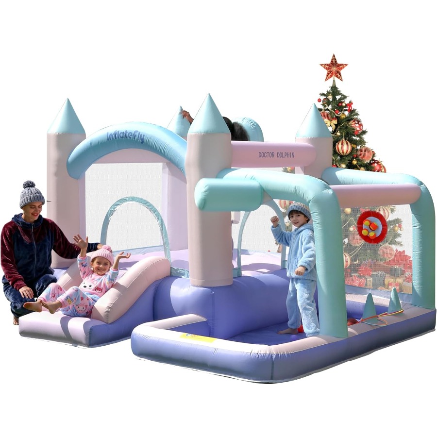 Inflatable Bounce House Slide  - Party Games Indoor recensione e prezzo