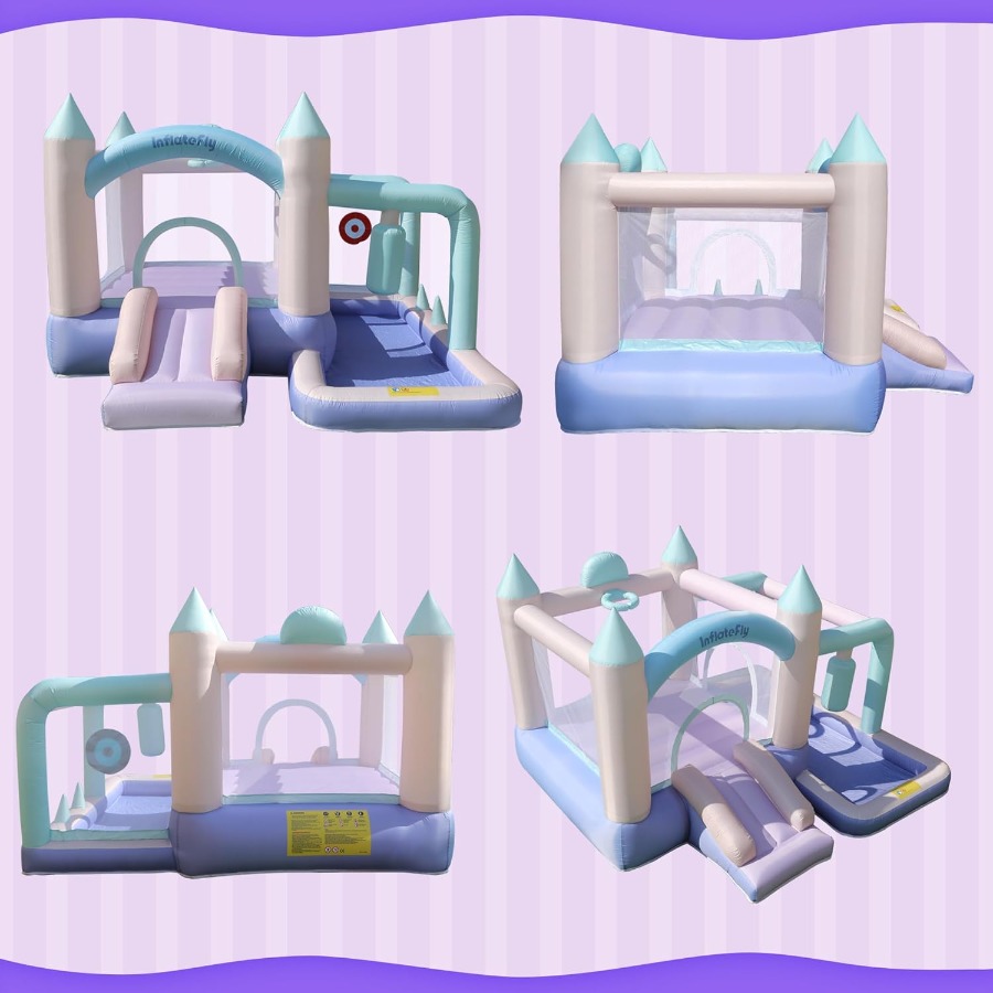 Inflatable Bounce House Slide  - Party Games Indoor recensione e prezzo