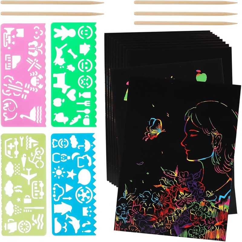 Scratch Paper Art Set, Black C - Party Games Kit recensione e prezzo