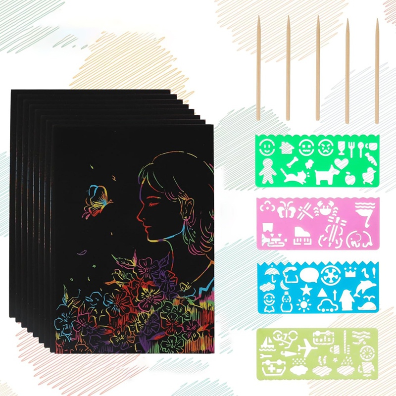 Scratch Paper Art Set, Black C - Party Games Kit recensione e prezzo