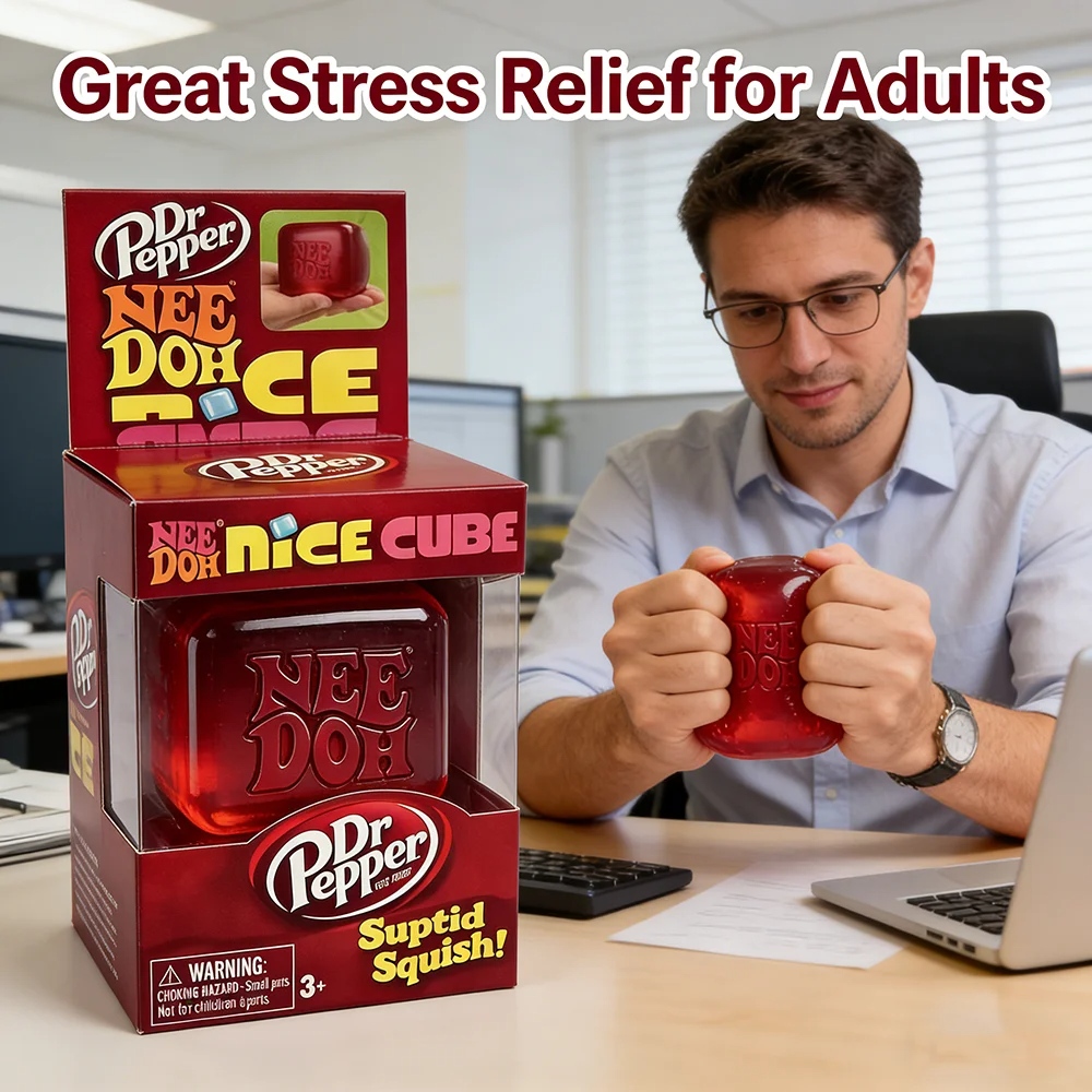 =* Dr Pepper x NeeDoh Nice Cub - Party Games For Adults And Kids recensione e prezzo