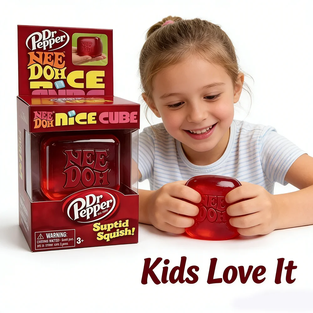 =* Dr Pepper x NeeDoh Nice Cub - Party Games For Adults And Kids recensione e prezzo