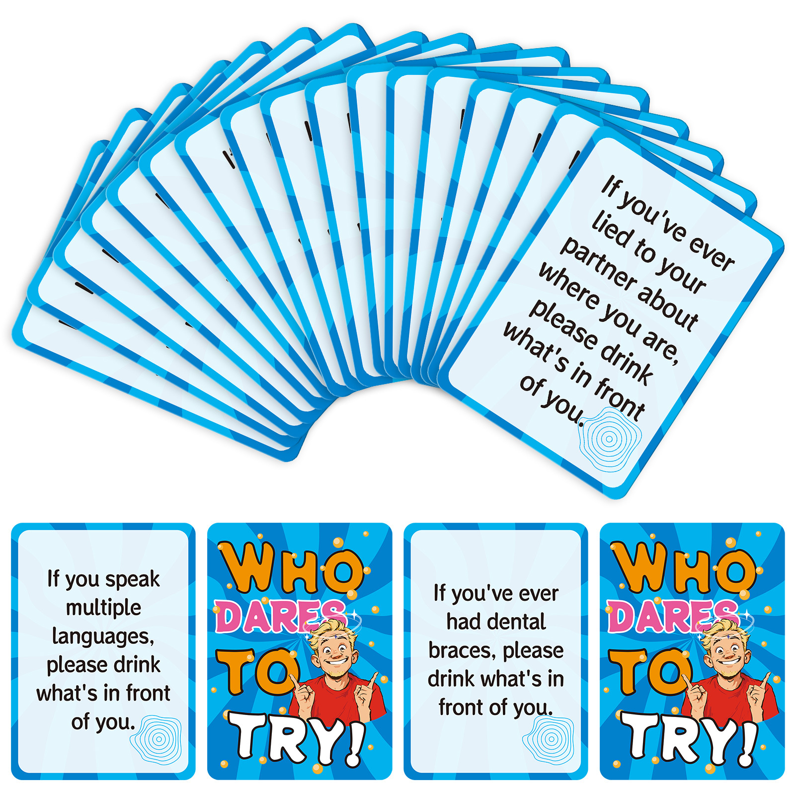 50PCS English Drinking Game Ca - Party Games Cards recensione e prezzo