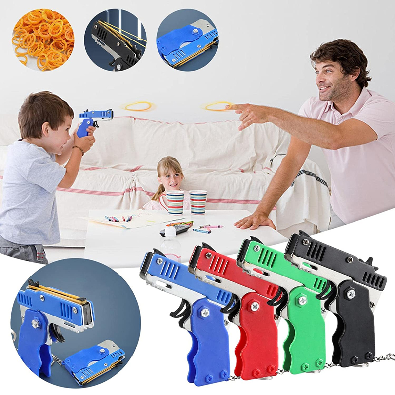 Mini Keychain Rubber Band Gun  - Party Games Gender Reveal recensione e prezzo