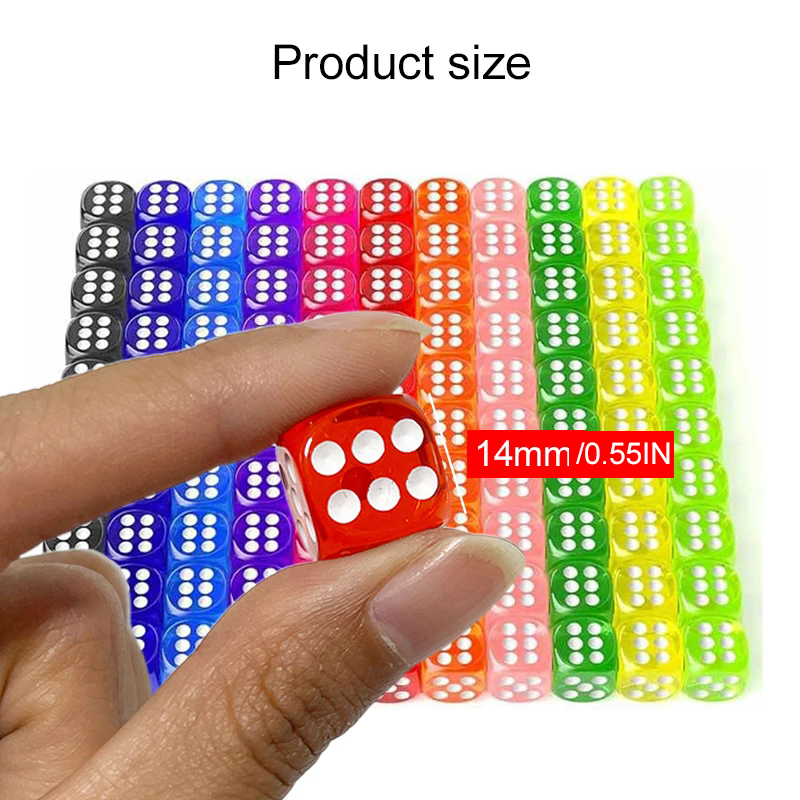 10pcs 14mm Round Corner Game D - Party Games Indoor recensione e prezzo