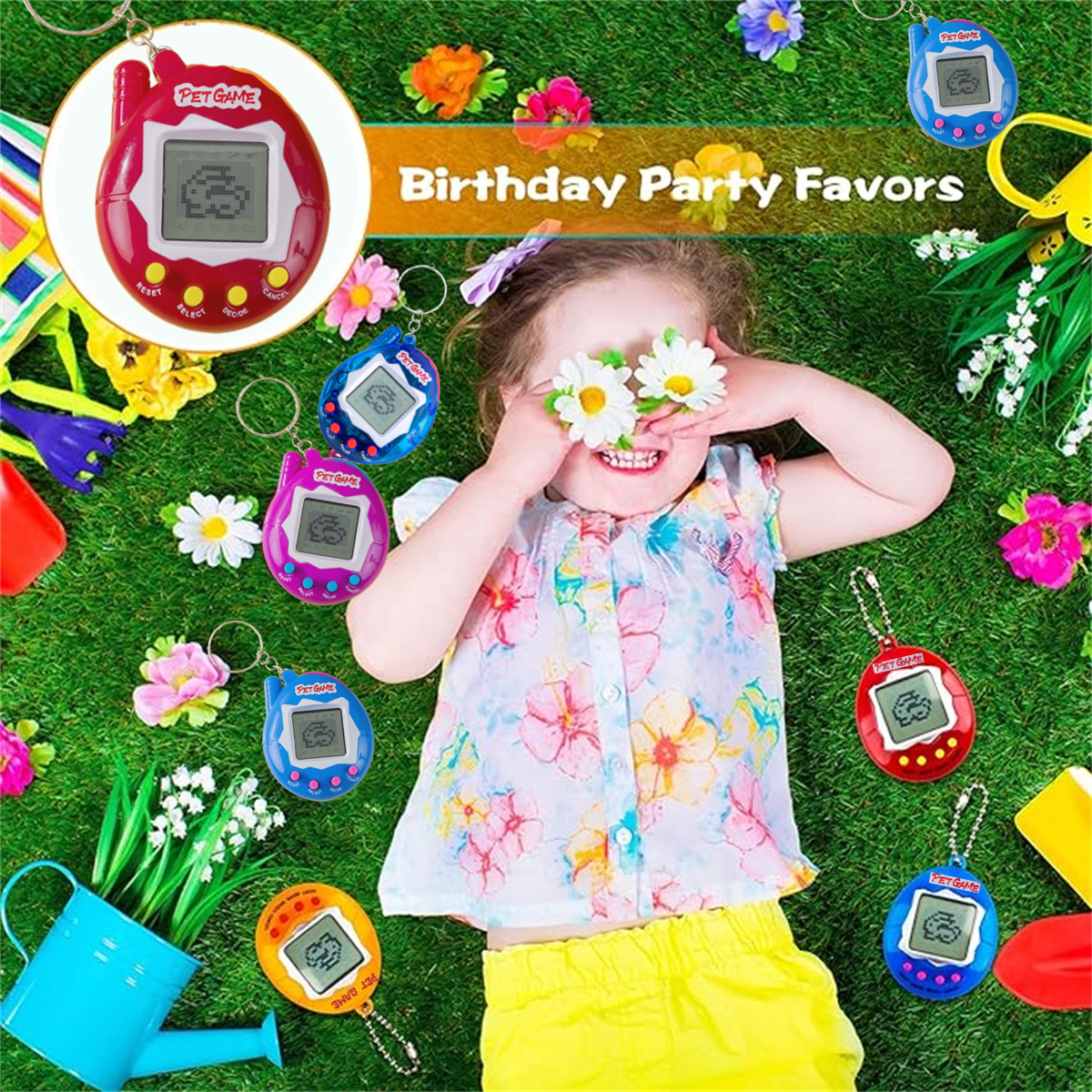 6-48PCS Virtual Pet Keychain D - Party Games Gender Reveal recensione e prezzo