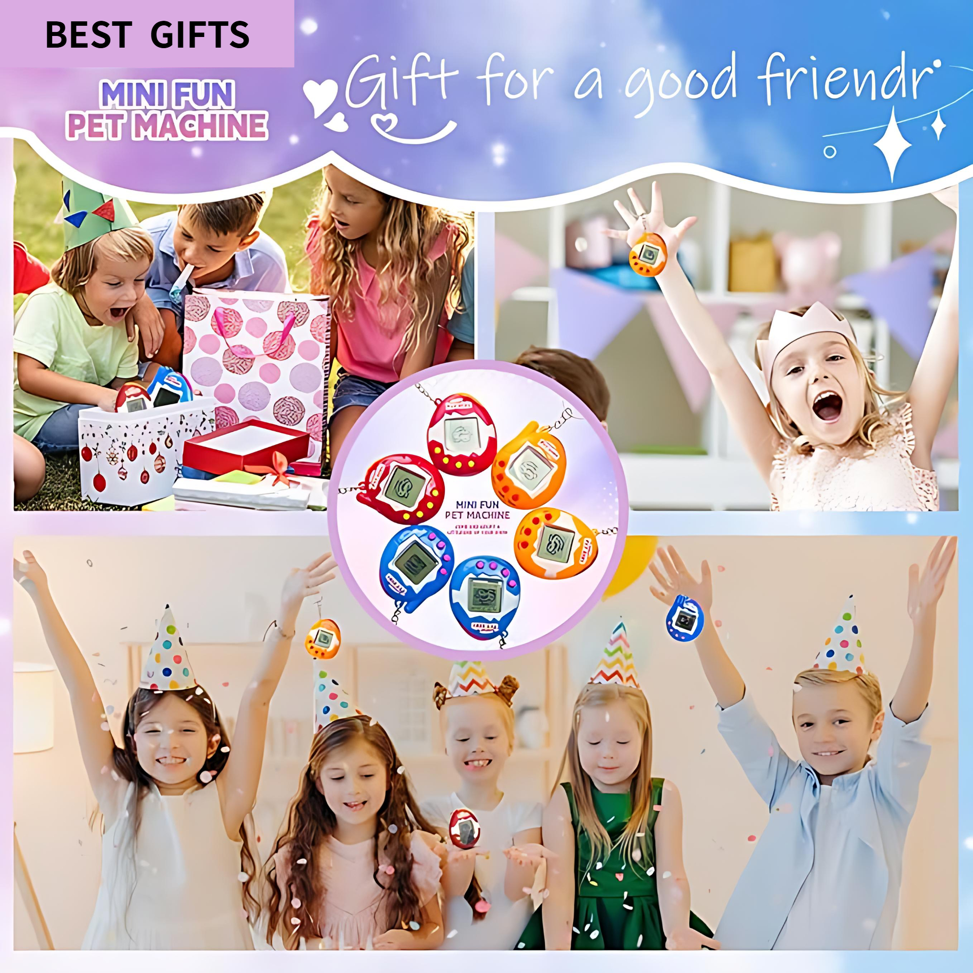 6-48PCS Virtual Pet Keychain D - Party Games Gender Reveal recensione e prezzo