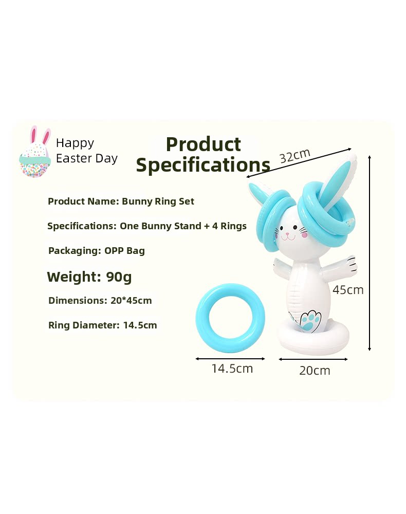 Easter Inflatable Bunny Ring T - Party Games Indoor recensione e prezzo
