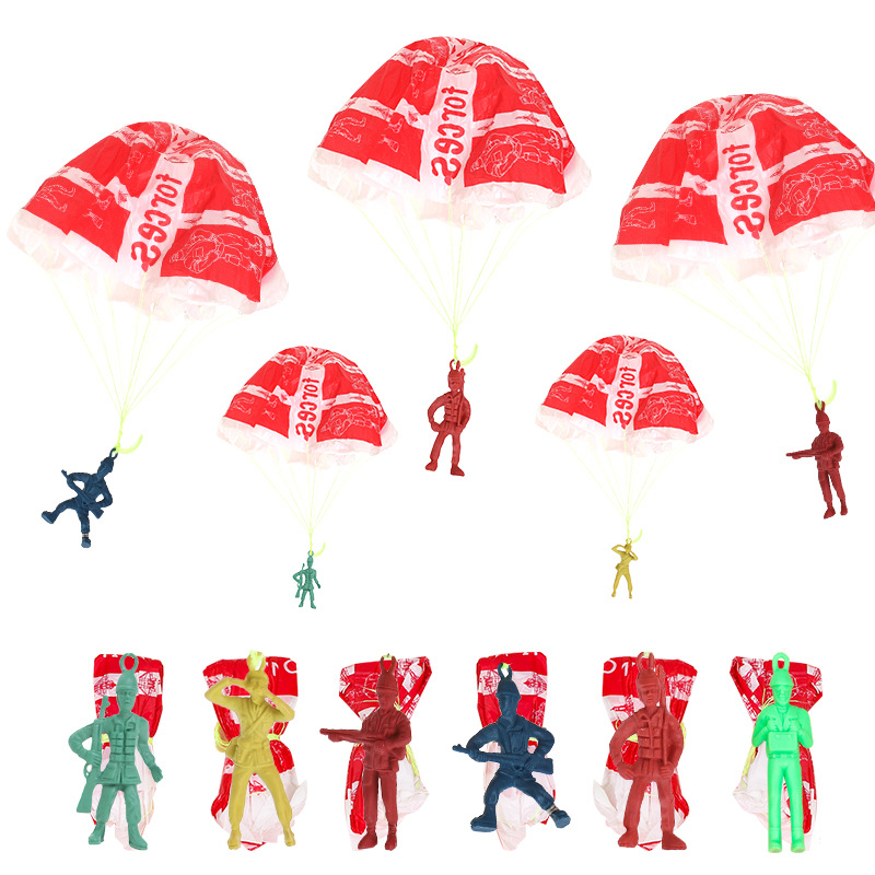 10pcs Plastic Ejecting Parachu - Party Games Gender Reveal recensione e prezzo