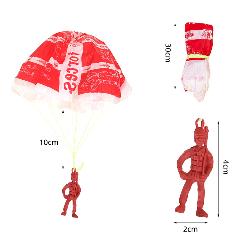 10pcs Plastic Ejecting Parachu - Party Games Gender Reveal recensione e prezzo