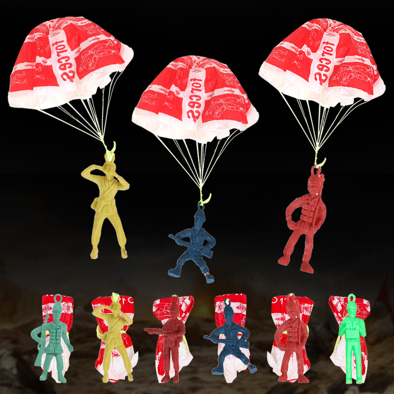 10pcs Plastic Ejecting Parachu - Party Games Gender Reveal recensione e prezzo