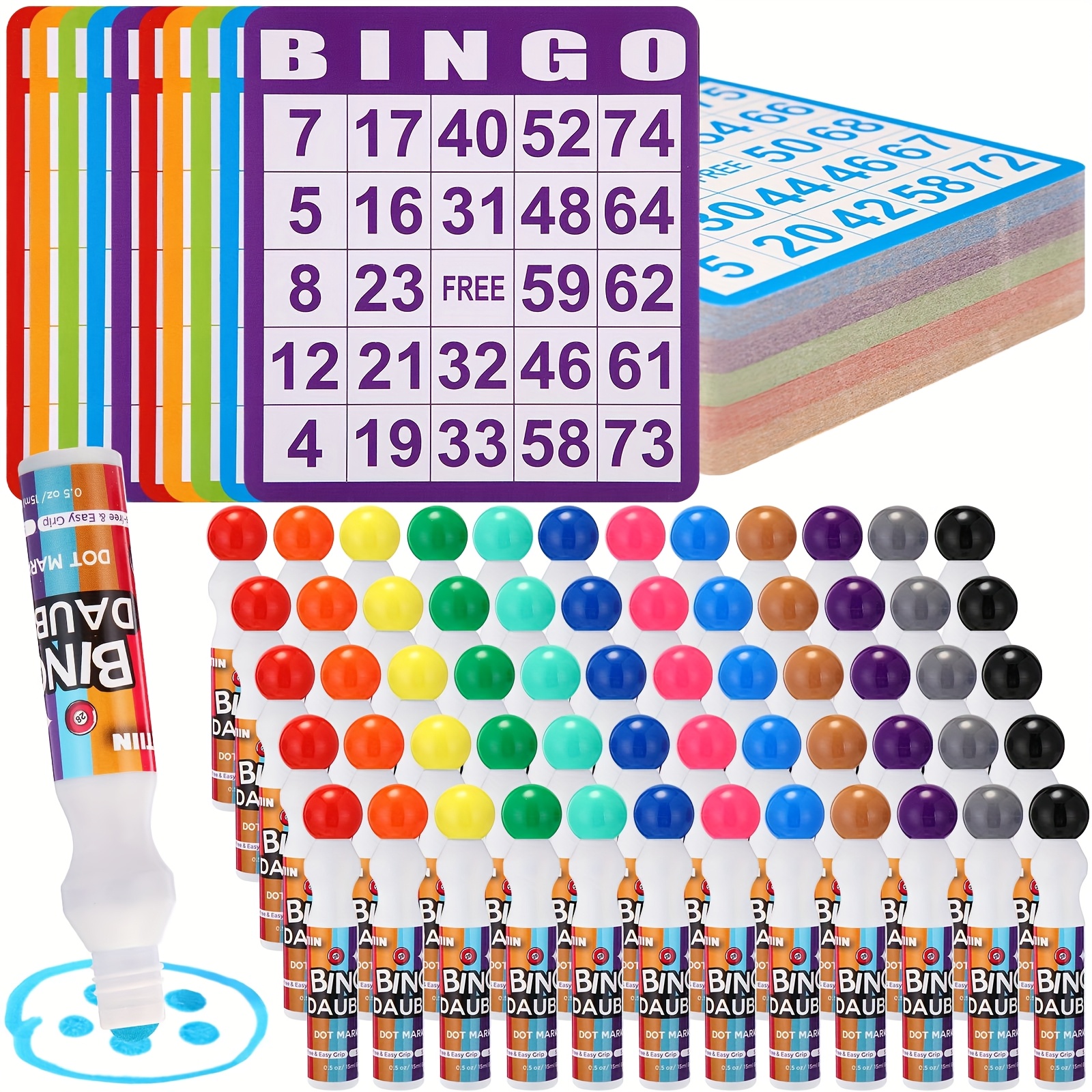 Set of 148 Bingo Game Cards in - Party Games Kit recensione e prezzo