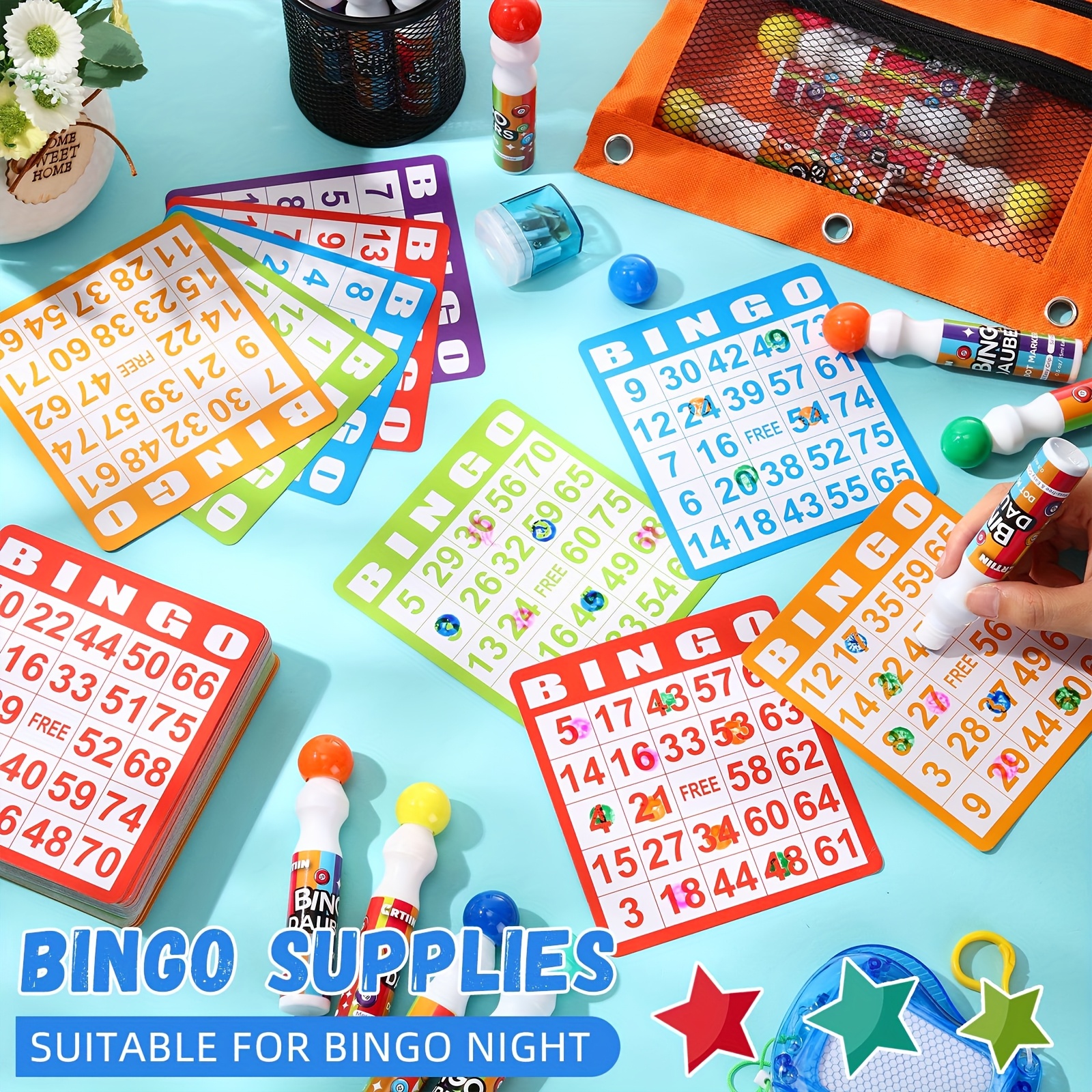 Set of 148 Bingo Game Cards in - Party Games Kit recensione e prezzo