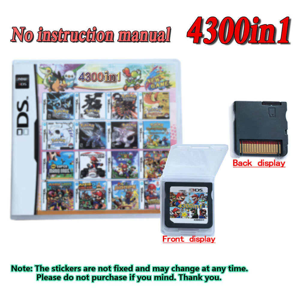 4300 in 1 Compilation DS NDS 3 - Party Games Gender Reveal recensione e prezzo