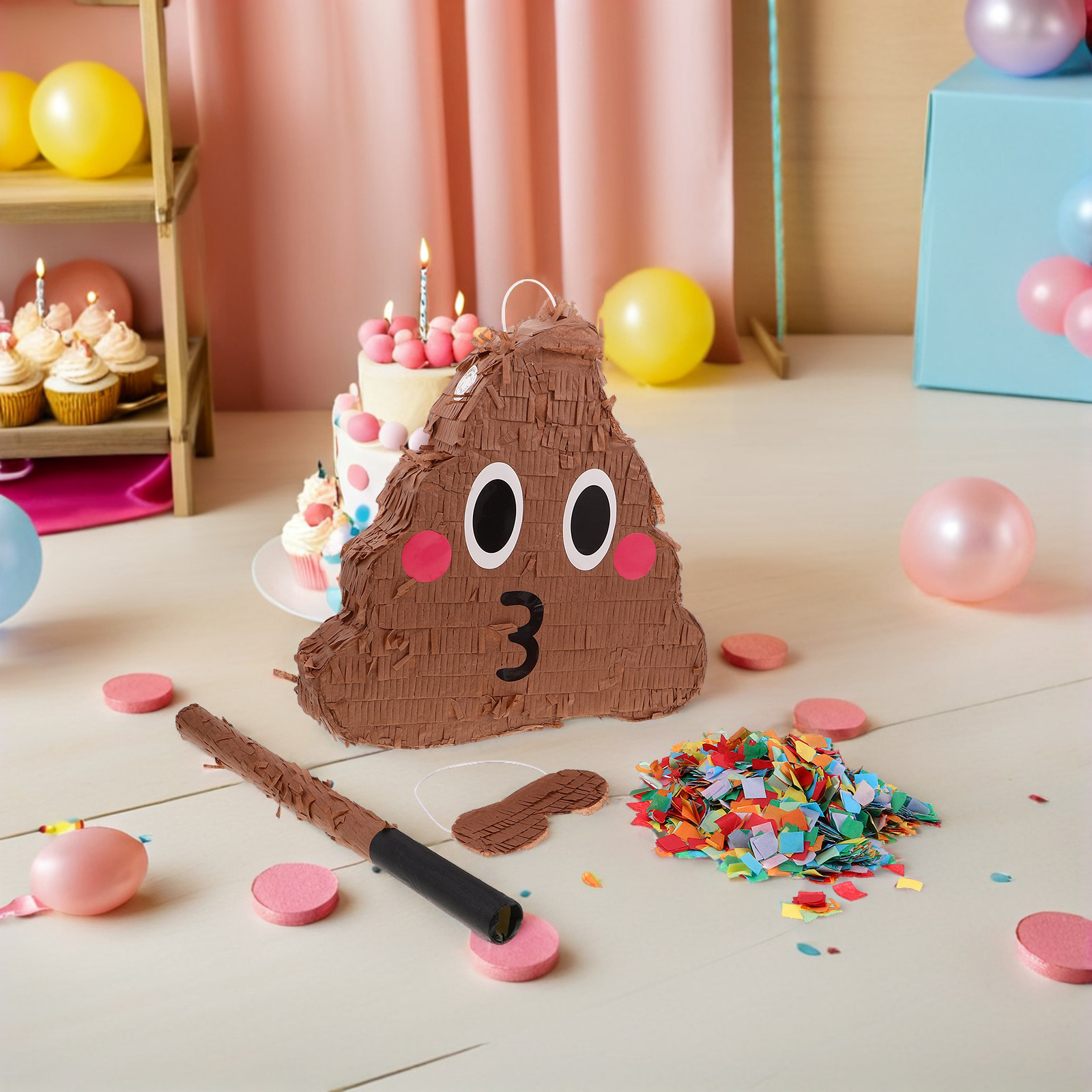 1Set Poop Themed Pinata Set fo - Party Games Indoor recensione e prezzo