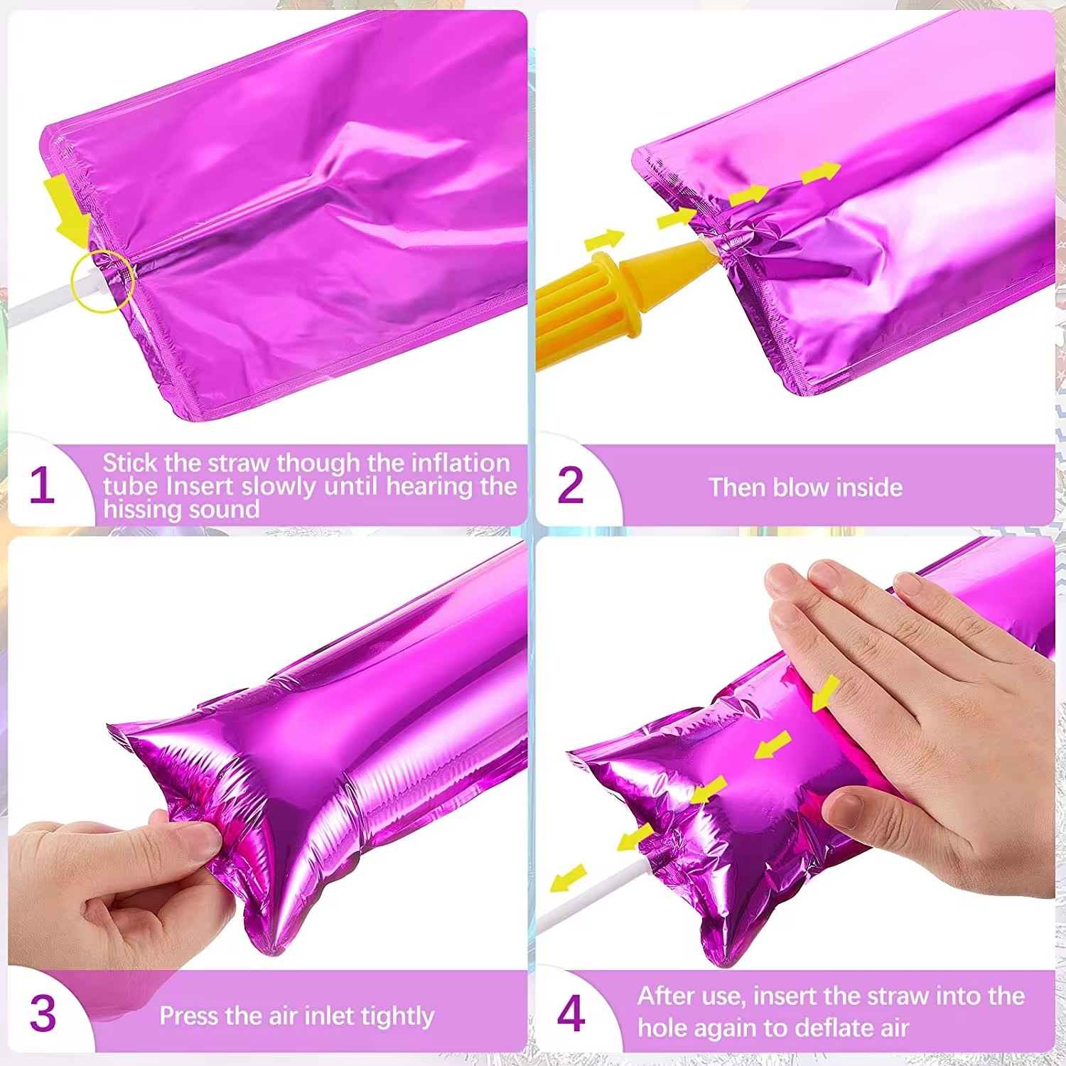 10/30pc Aluminum Film Inflatab - Party Games Gender Reveal recensione e prezzo