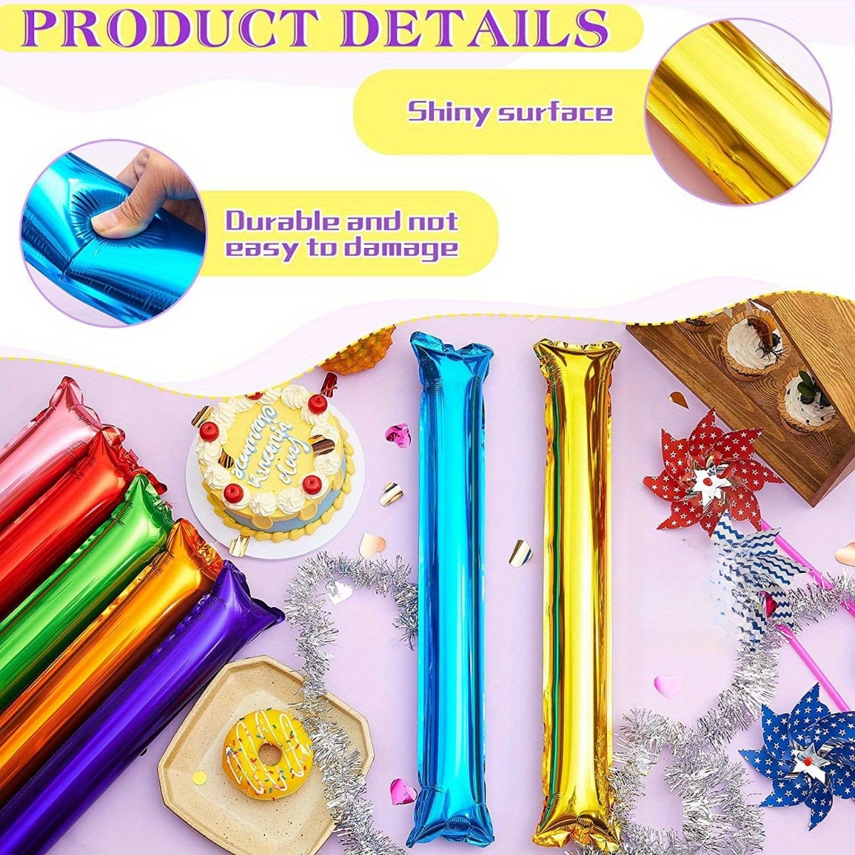 10/30pc Aluminum Film Inflatab - Party Games Gender Reveal recensione e prezzo