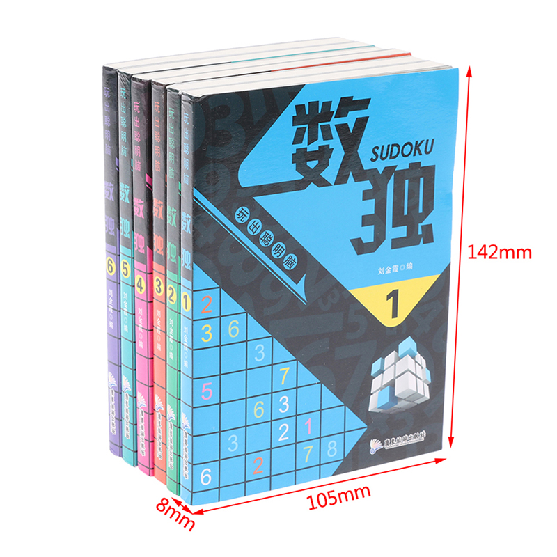 New Hot 6 Books/Set Sudoku Thi - Party Games New Year recensione e prezzo